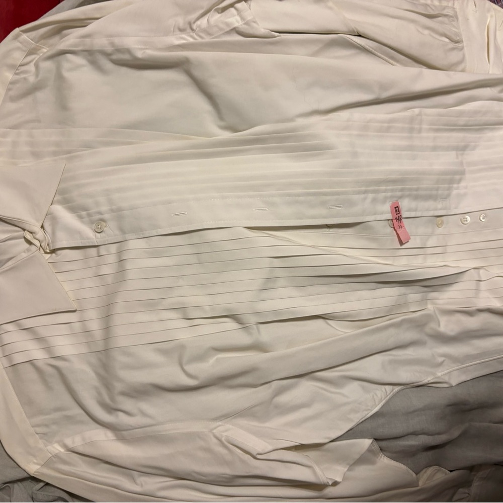 Charvet Cream Dress Shirt